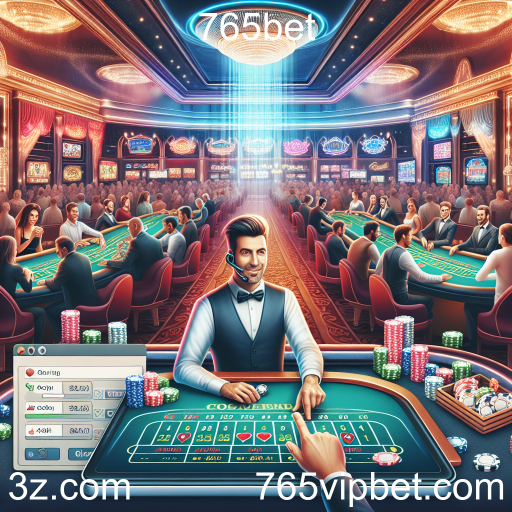 A Emoção do Cassino Ao Vivo no 765bet